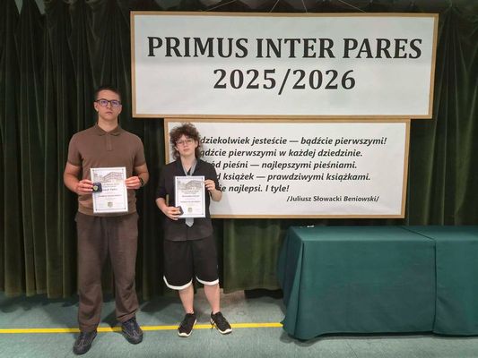 Rozdanie Nagród Primus Inter Pares w Zespole Szkół Technicznych!